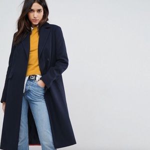 ASOS Coat in Color Block